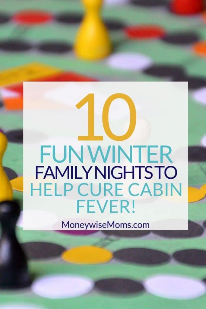 board game background - family fun nights with winter activities