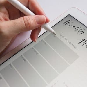 Start meal planning weekly