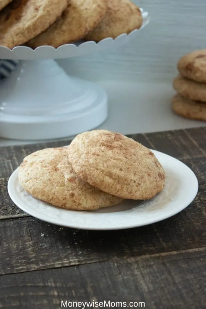 This is my simple recipe for snickerdoodles. They are a great cookie for the holidays but we enjoy them year round! Snickerdoodles are the perfect blend of sugary sweetness with a little cinnamon flair! 