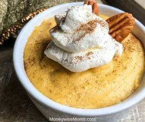 When falls rolls around we can't get enough pumpkin flavored desserts. Here is a great recipe for pumpkin mousse with maple whipped cream that the whole family will love.