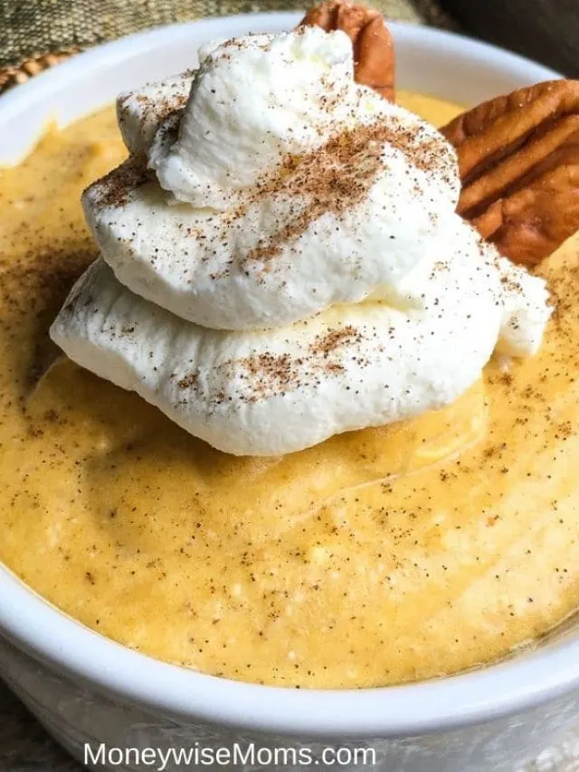 Pumpkin Mousse with Maple Whipped Cream Story