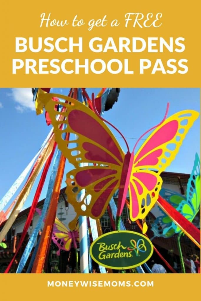 How To Get A Free Busch Gardens Preschool Pass 2020 Moneywise Moms