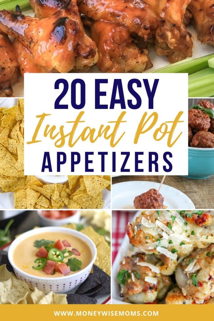 Examples of easy appetizers made in the pressure cooker