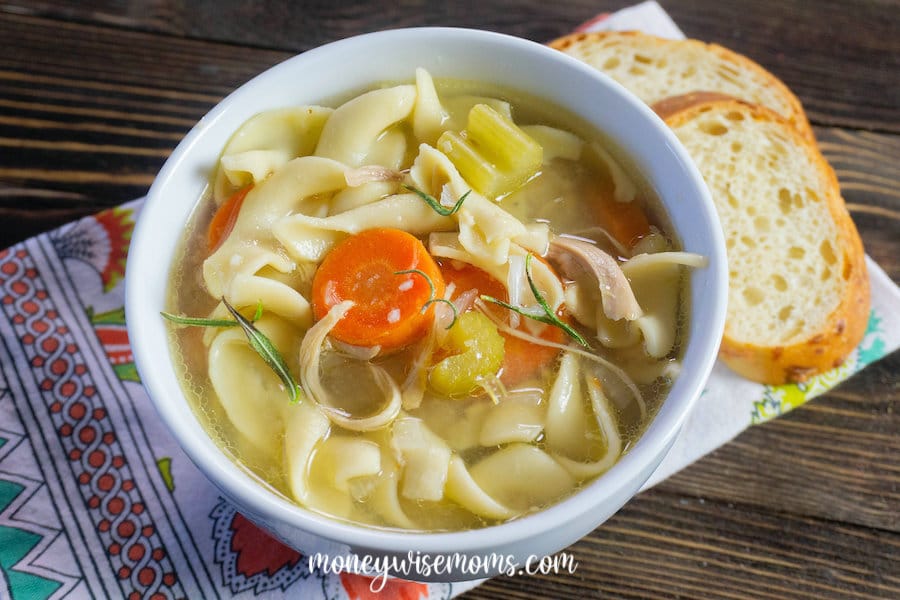 Making Instant Pot chicken noodle soup is easy, quick, and delicious. I'll show you how to make pressure cooker chicken noodle soup that the whole family will love. 