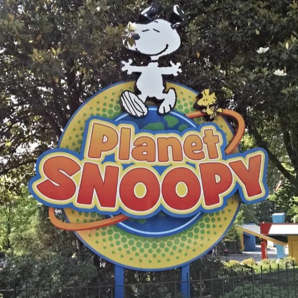 Kings Dominion Planet Snoopy for kids