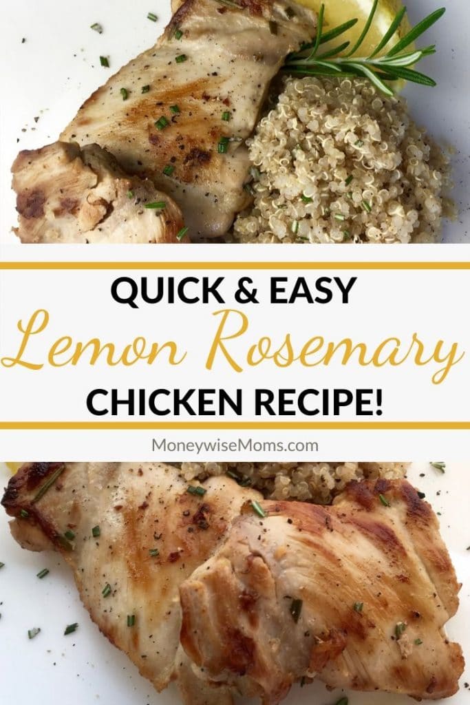 This quick and easy lemon rosemary chicken recipe is perfect for hectic weeknight meals. Featuring a classic blend of lemon, garlic, and rosemary, this dish doesn’t need a lot of fancy ingredients to deliver robust flavor. 