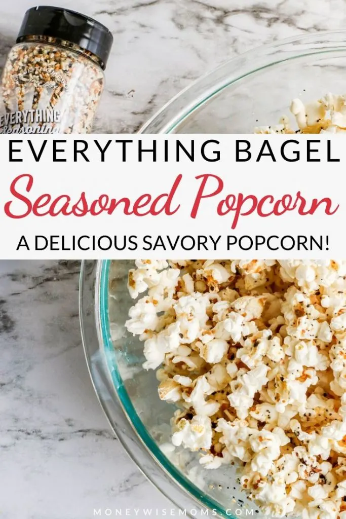 Delicious and easy everything bagel seasoning popcorn. 