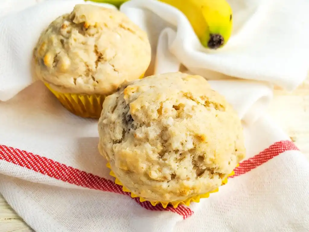 These delicious muffins are ready to be served and enjoyed. 