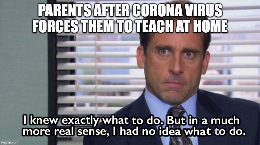 Michael Scott from the Office - work from home meme for working parents