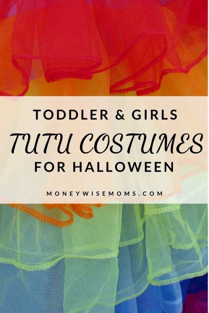 different colors of tulle - Toddler and Girls Tutu Costumes for Halloween