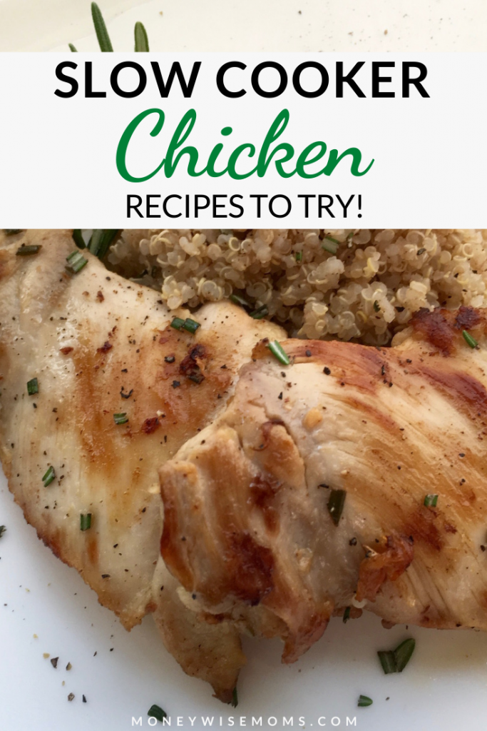 These easy slow cooker recipes for chicken are simple, wholesome, family friendly meals that everyone will love. Try out some simple chicken Crockpot meals this week! 