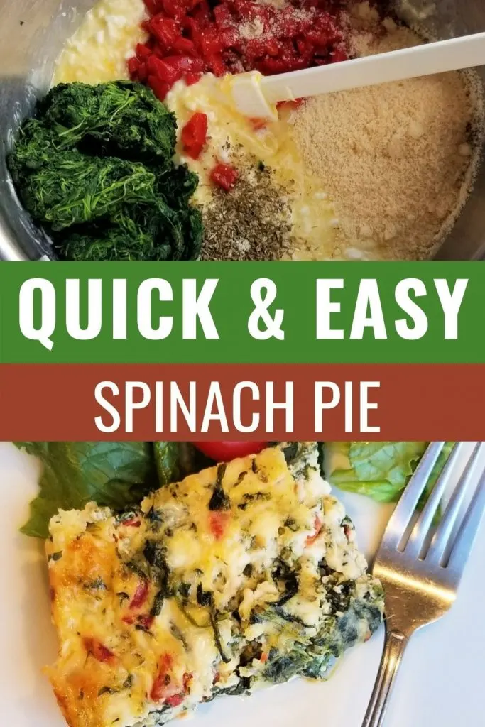 Quick easy spinach pie recipe