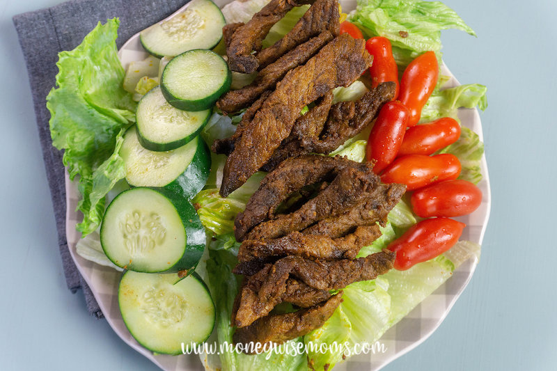 Featured image showing the shawarma beef ready to eat.