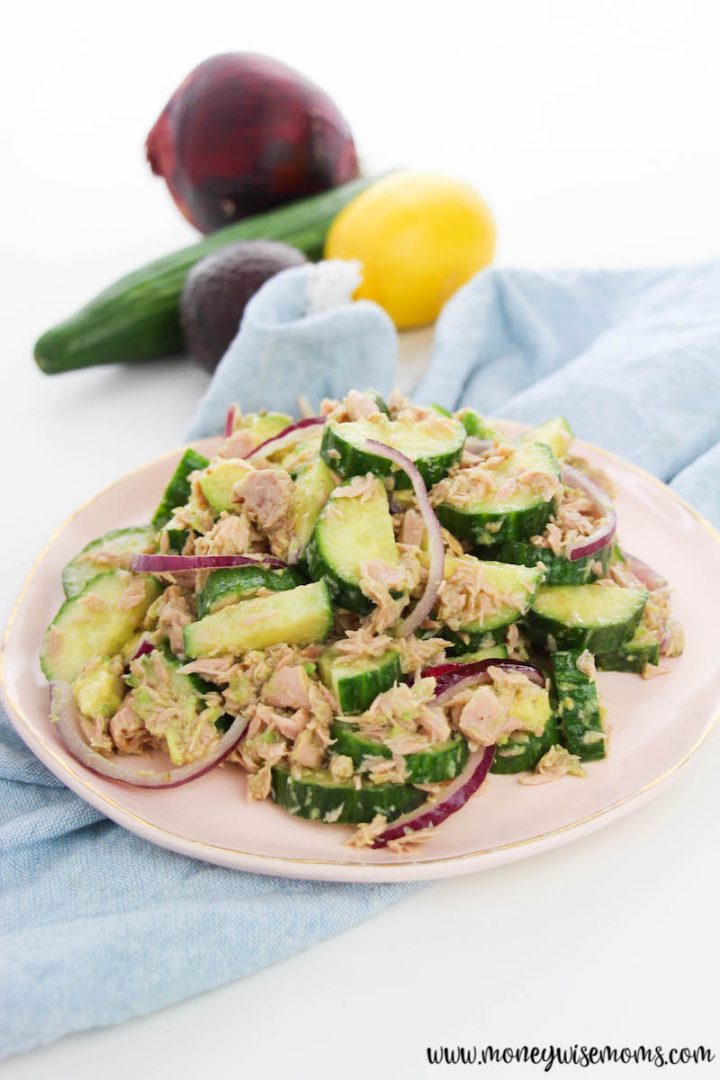 Cucumber Tuna Avocado Salad Recipe Moneywise Moms Easy Family Recipes