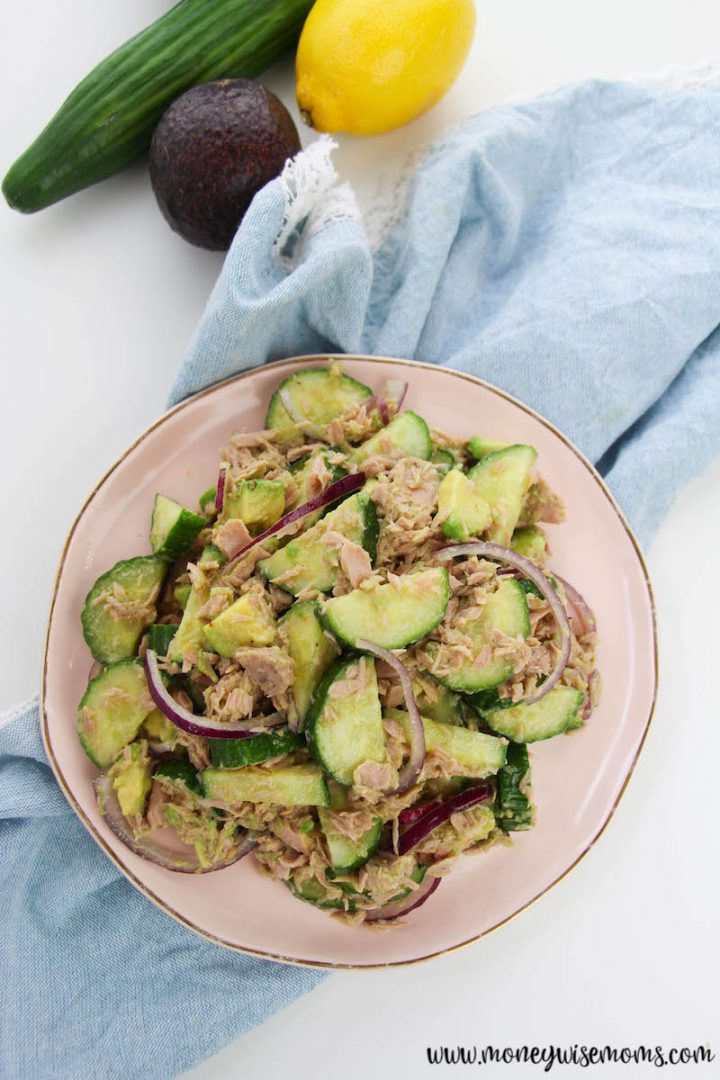 Cucumber Tuna Avocado Salad Recipe Moneywise Moms Easy Family Recipes
