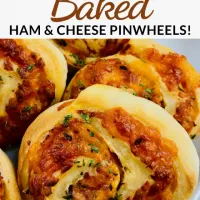Baked Ham and Cheese Pinwheels