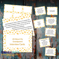 Do you need a fun idea to make the holidays more fun and extra special? These printable family interview cards for Thanksgiving or other holidays are great!