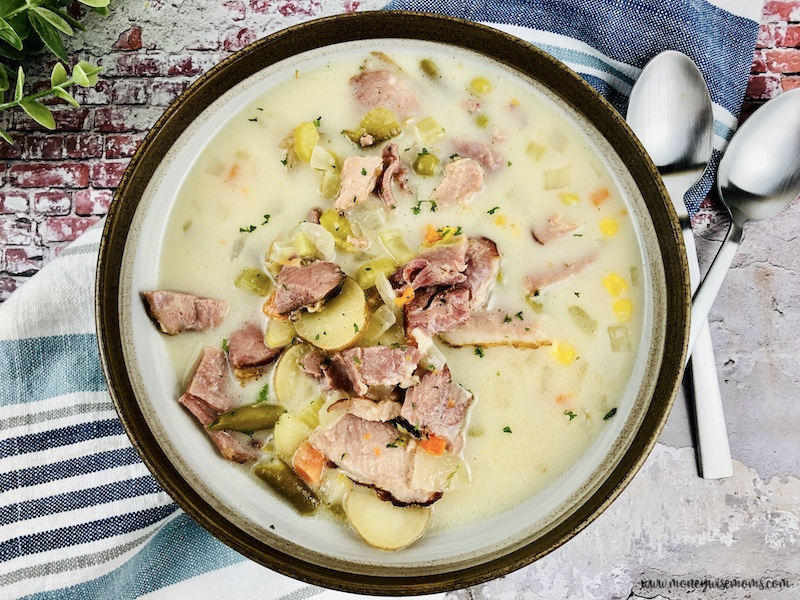 Slow Cooker Ham Vegetable Chowder Moneywise Moms Easy Family Recipes
