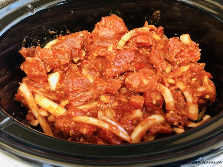 Slow Cooker Beef Cubes with Indian Spices Moneywise Moms Easy