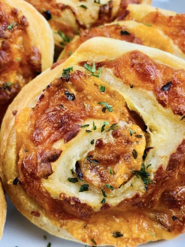Baked Ham and Cheese Pinwheels Story