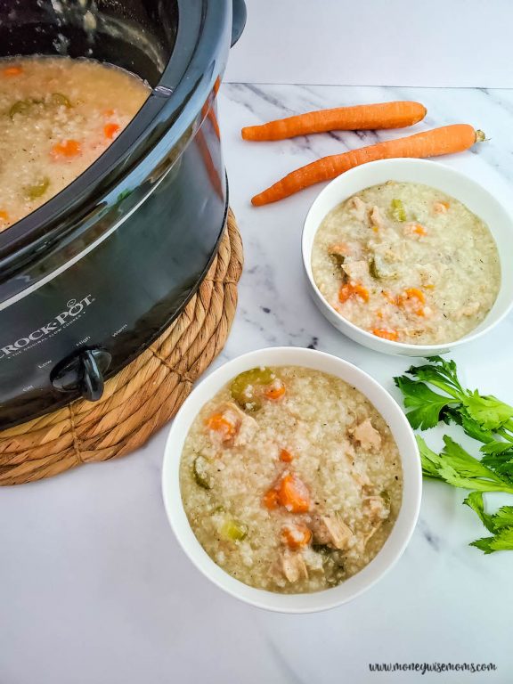 Slow Cooker Turkey Soup With Rice Moneywise Moms Easy Family Recipes