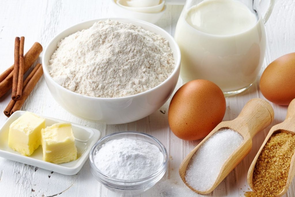 basic baking ingredients