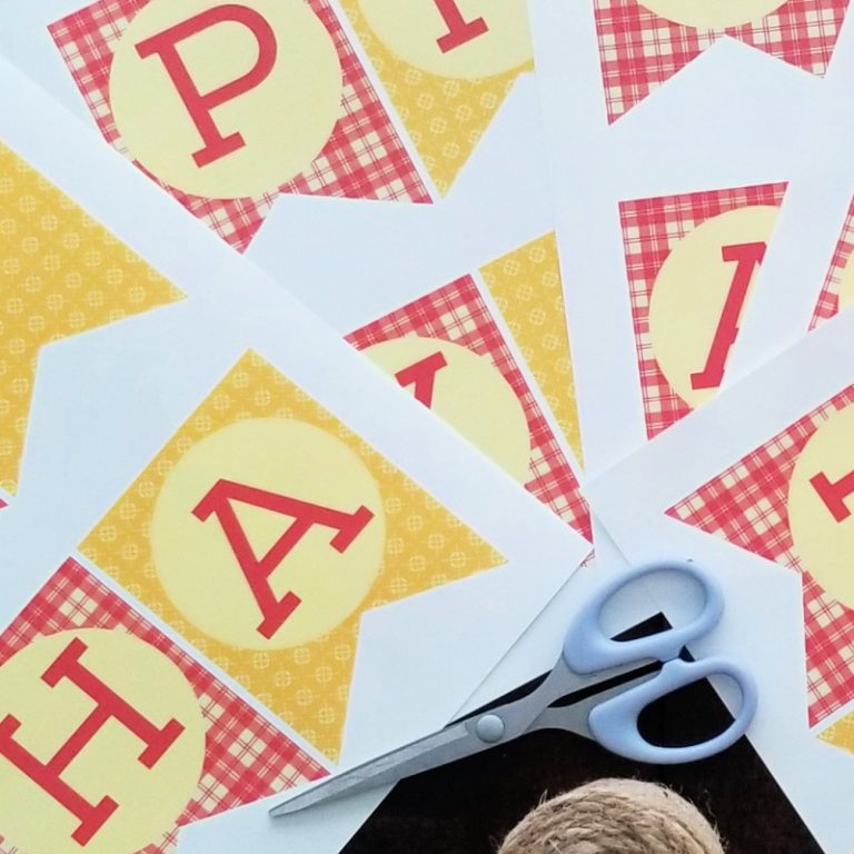 Printable Happy Thanksgiving Bunting