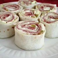 Salami Cream Cheese Pickle Pinwheels