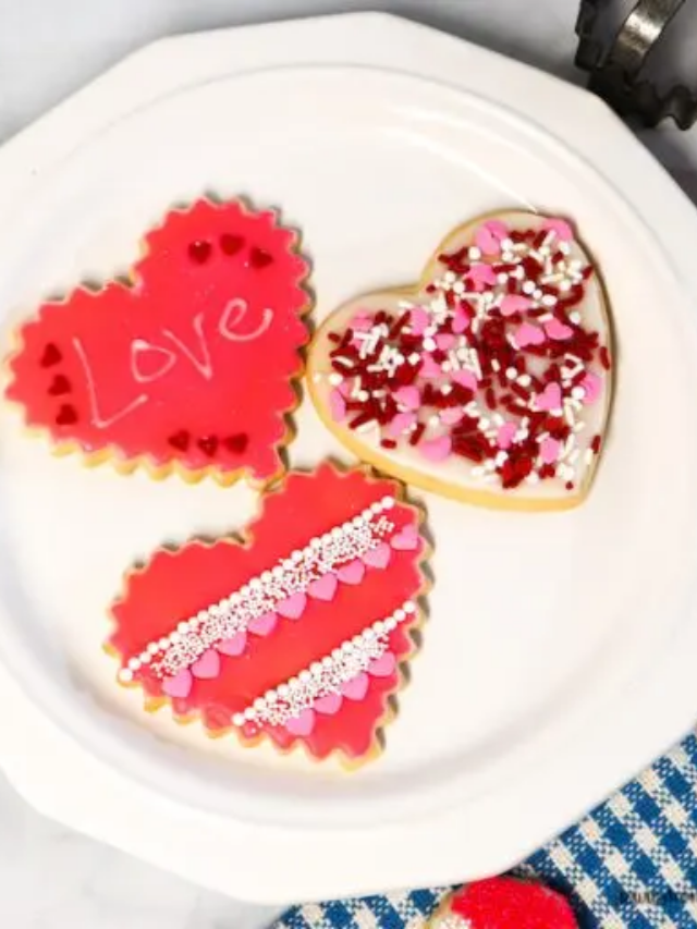 Valentine Heart Cookies Story