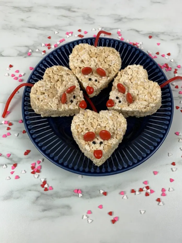 Mice Krispie Treats for Valentine’s Day Story