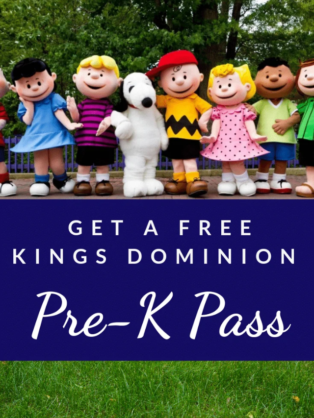 Free Pre-K Pass for Kings Dominion in Virginia Story