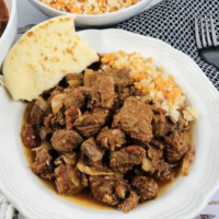 Slow Cooker Beef Cubes with Indian Spices-cover image