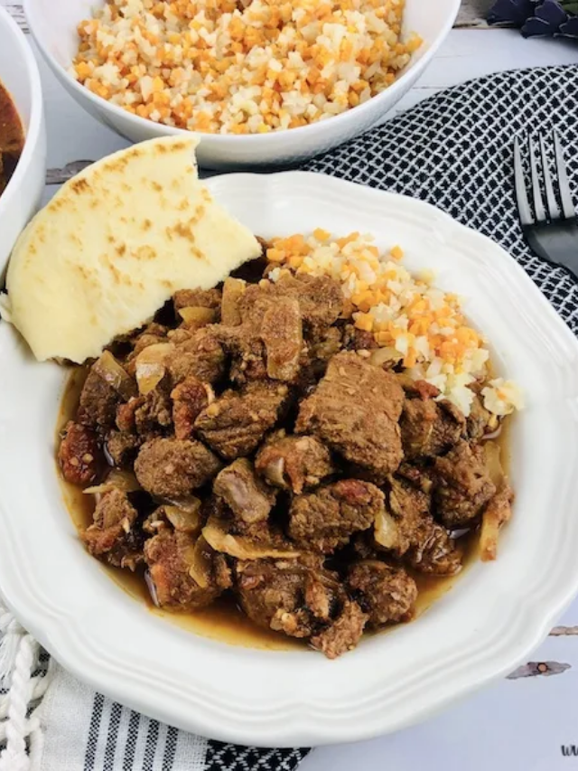 Slow Cooker Beef Cubes with Indian Spices Story