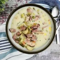 Slow Cooker Ham Vegetable Chowder-cover image