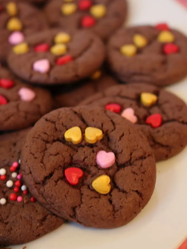 Valentine Cake Mix Cookies Story