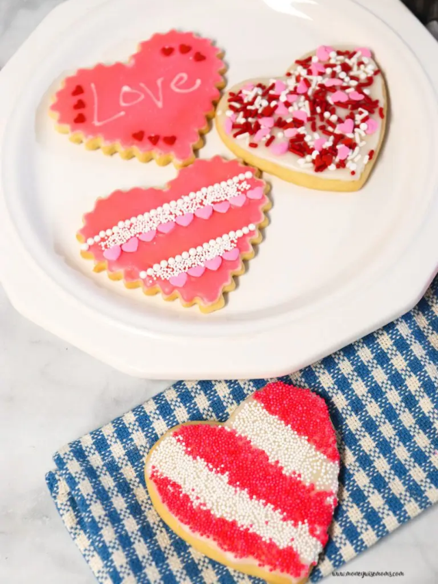 Valentine Heart Cookies Story