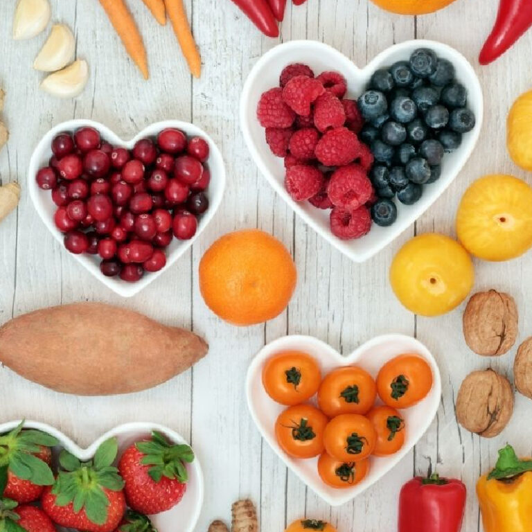 heart fruits and vegetables