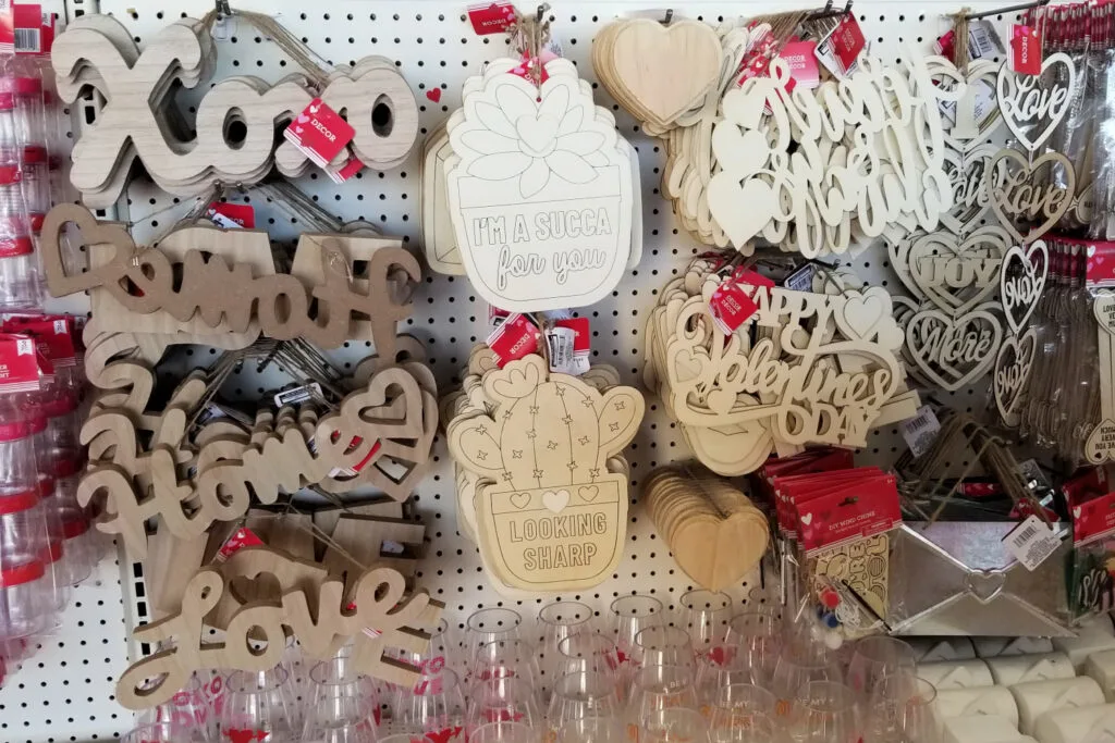 Valentine craft supplies