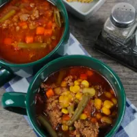 Slow Cooker Hamburger Soup-Cover image