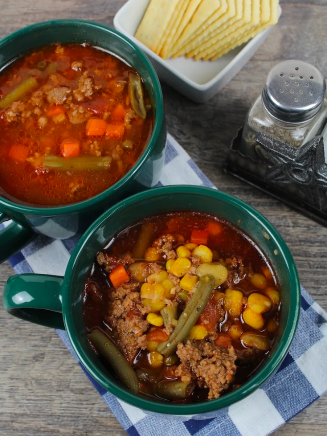 Slow Cooker Hamburger Soup Story