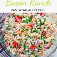 Bacon and Ranch Pasta Salad-Cover image