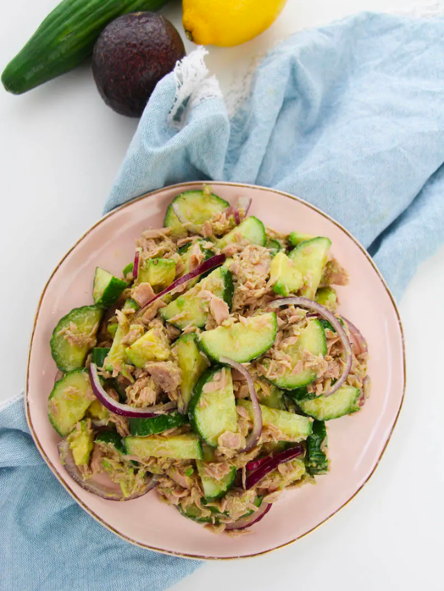 Cucumber Tuna Avocado Salad Recipe Story