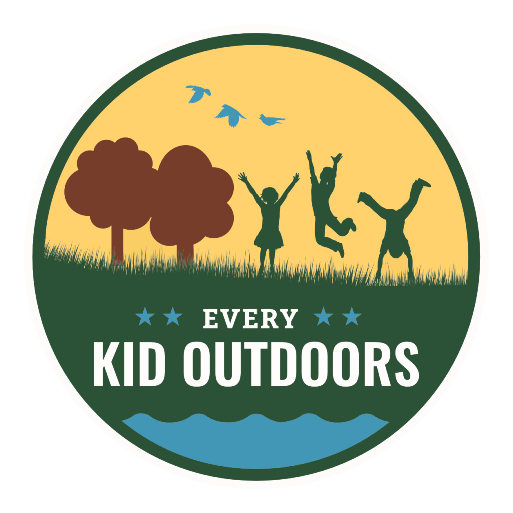 Every Kid Outdoors logo - free national park pass
