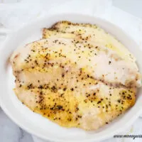 Featured image showing the finished lemon pepper tilapia