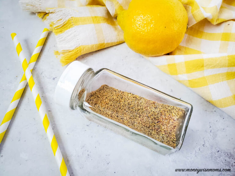 featured image showing finished lemon pepper seasoning.