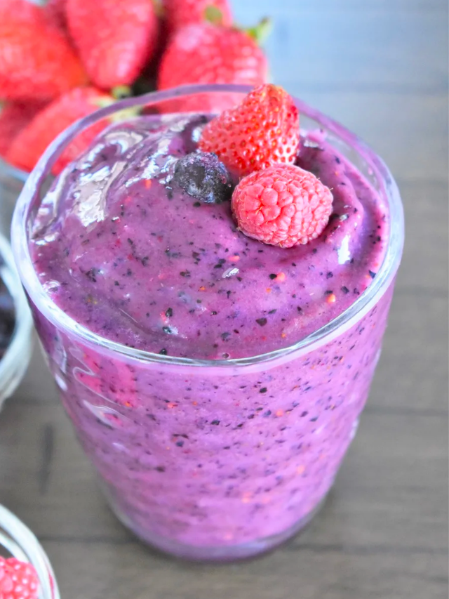 Non Dairy Smoothie Recipe | Berry Smoothie Story