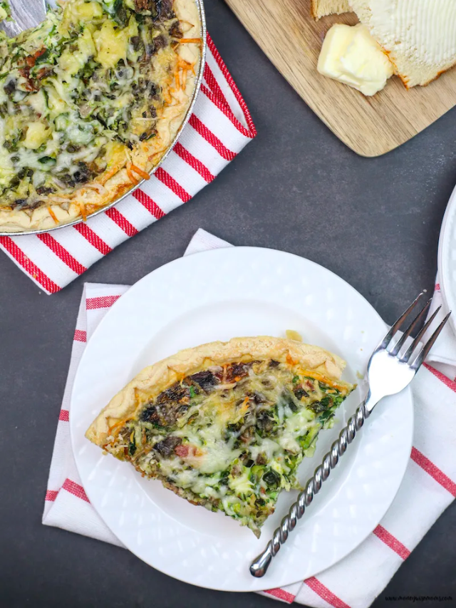 Quiche Lorraine Recipe | Bacon Swiss Quiche Story