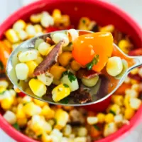 Delicious Corn Salad With Bacon-Cover image
