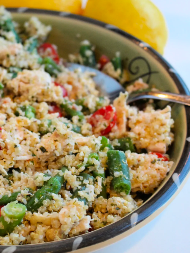Garden Quinoa Salad with Chicken Story