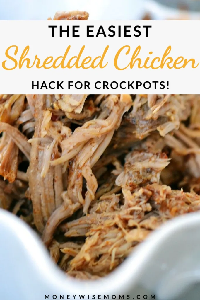 Learning how to make shredded chicken in the Crock Pot is a great way to have chicken ready for all kinds of great recipes! 